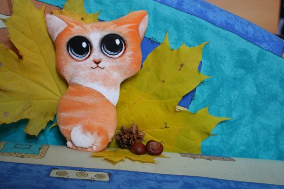  интерьерно-декоративные изделия: Кот осенний